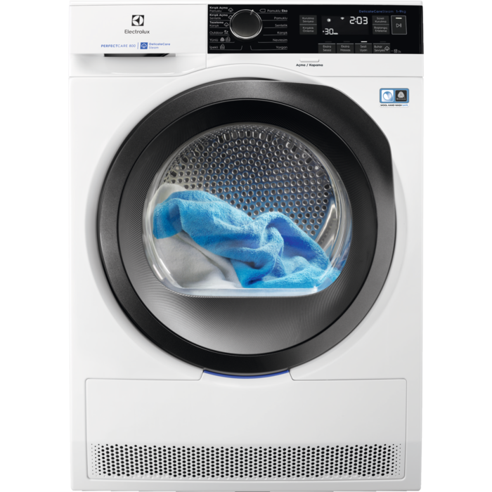 Electrolux EW8H2966IZ Perfectcare A++ 800 9 Kg Ekstra Buharlı Kurutma Makinesi